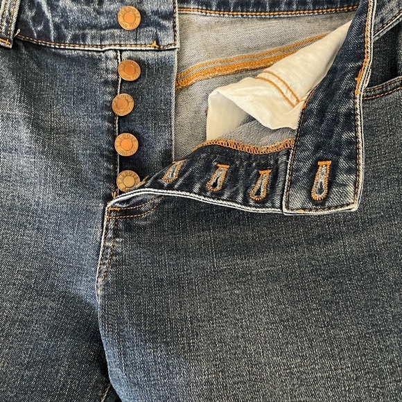 Talbots High Rise Button Fly Straight Leg Jeans | Size 4 - Picture 6 of 11